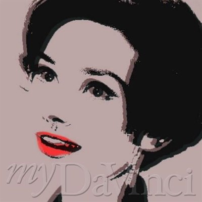 Audrey Hepburn Pop Art II Print - myDaVinci